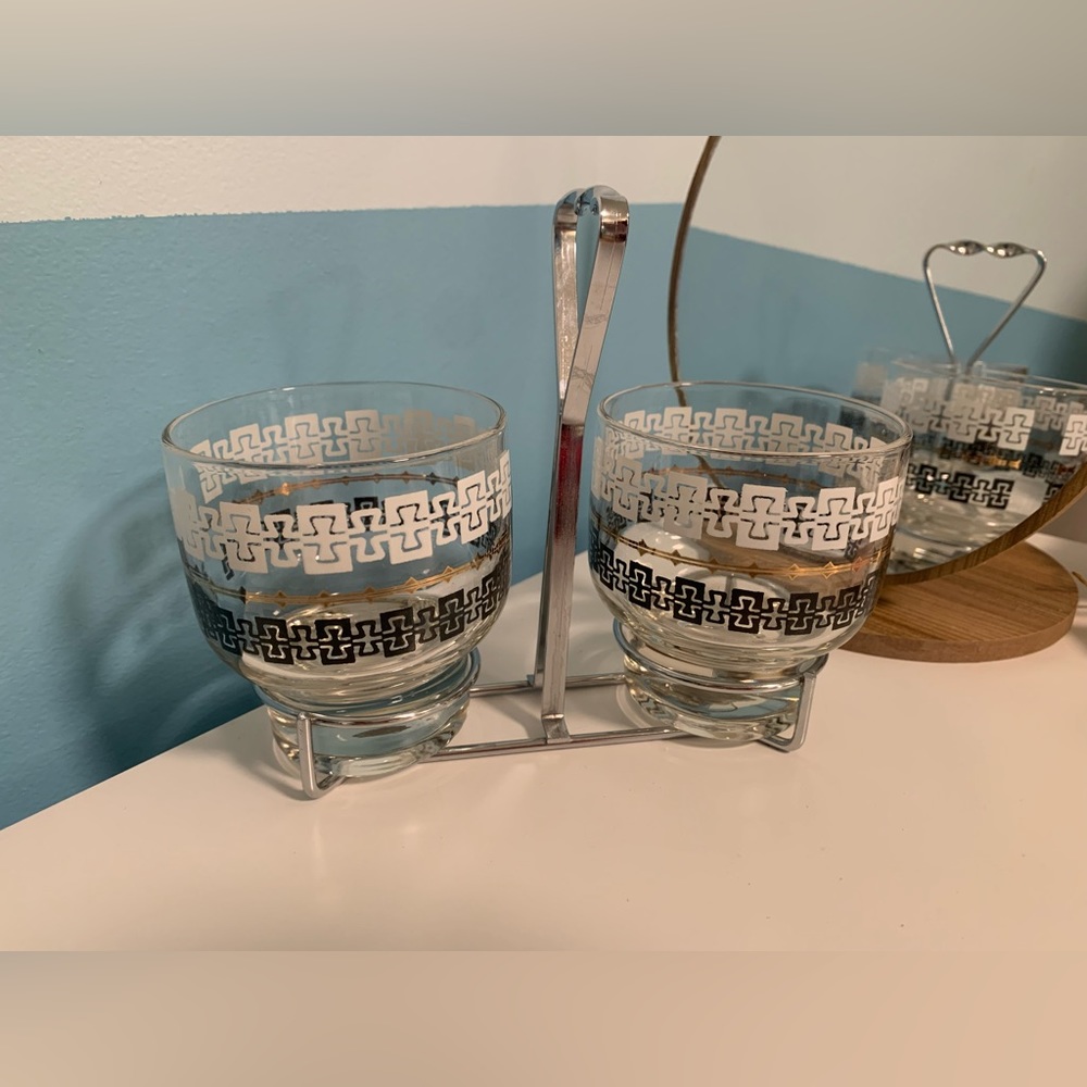 Vintage Libby condiment set
